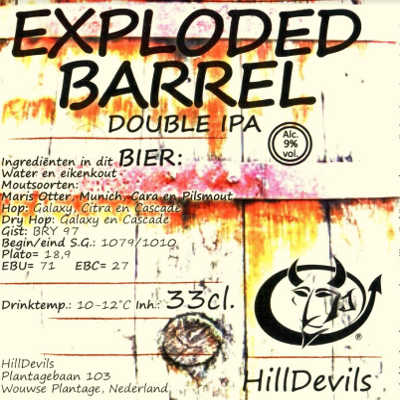 Exploded Barrel Double IPA